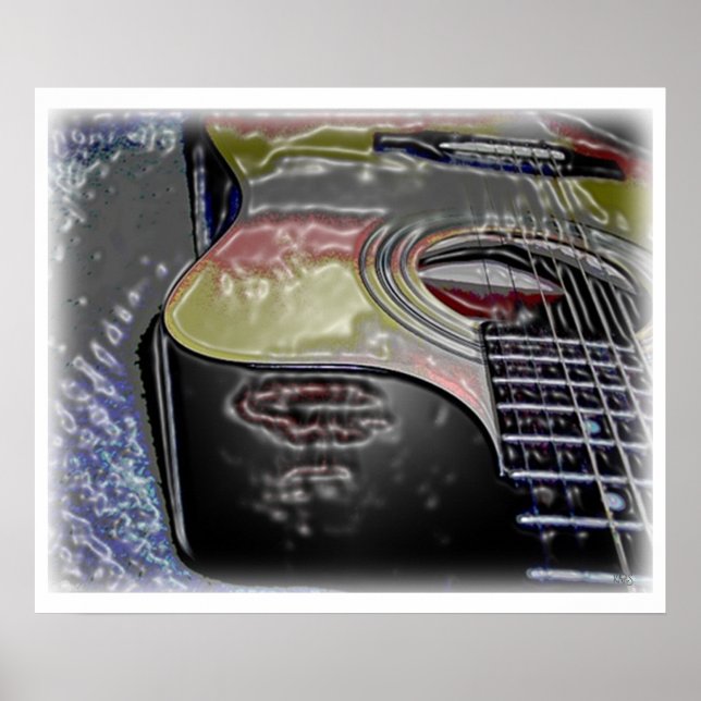 Dimensional Guitar Poster (Framsidan)