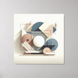 Dimensional Harmony Blocks Canvastryck