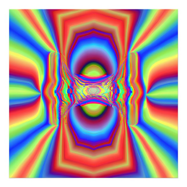 Dimensional Intersection Digital konst Fototryck (Framsidan)