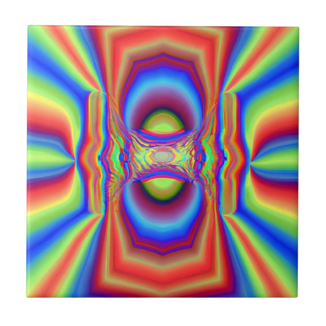 Dimensional Intersection Digital konst Kakelplatta (Framsidan)