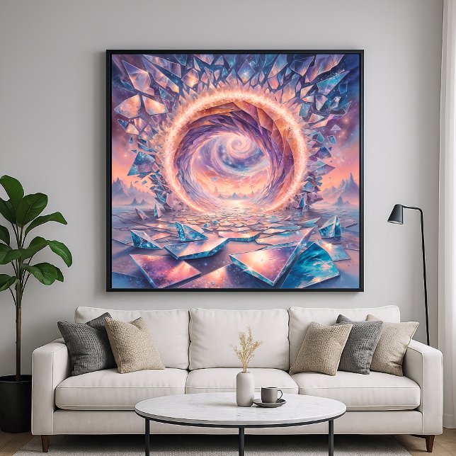 Dimensional Portal - Surreal Illustration Stil Poster (Skapare uppladdad)