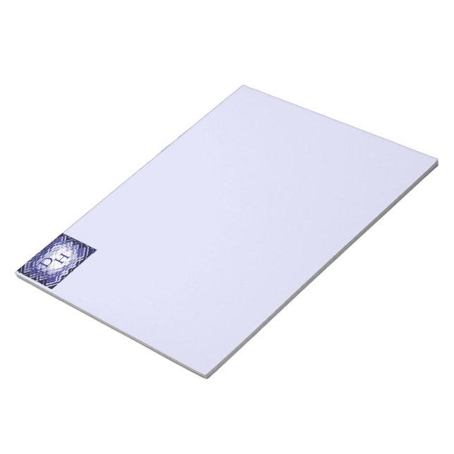 Dimensional Square-Navy-DH Anteckningsblock (Vinklad)