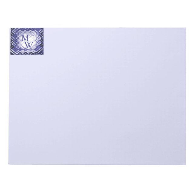 Dimensional Square-Navy-MW Anteckningsblock (Framsida)