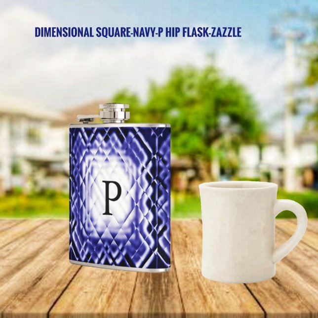 Dimensional Square-Navy-P Fickplunta (Skapare uppladdad)