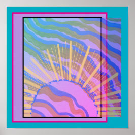 Dimensionell Abstrakt Poster