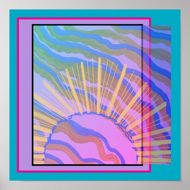 Dimensionell Abstrakt Poster (Framsidan)