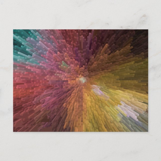 Dimensionell konst 3 vykort (Framsida)