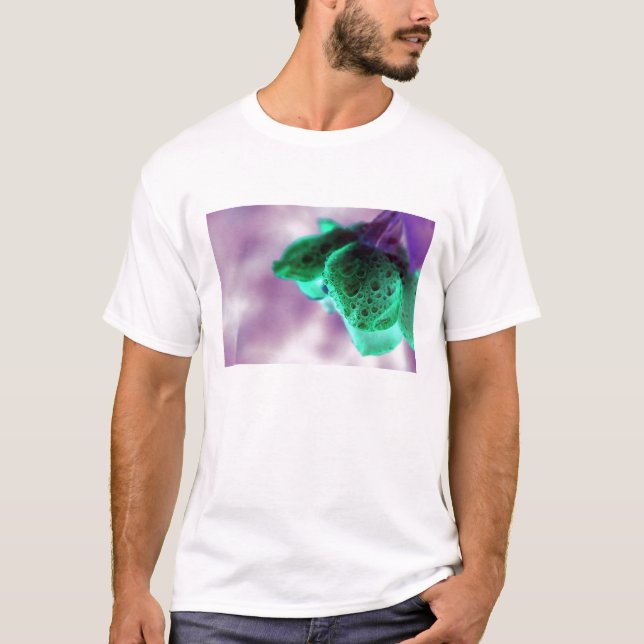 Dimensionera blomman tee shirt (Framsida)