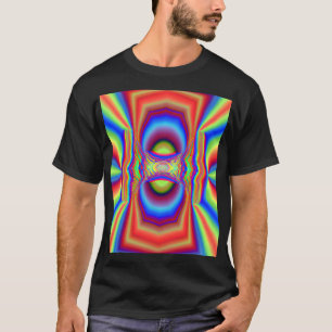 Dimensionerad korsande digital konst t shirt
