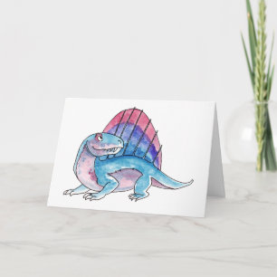 Dimetrodon-hälsningskort Kort
