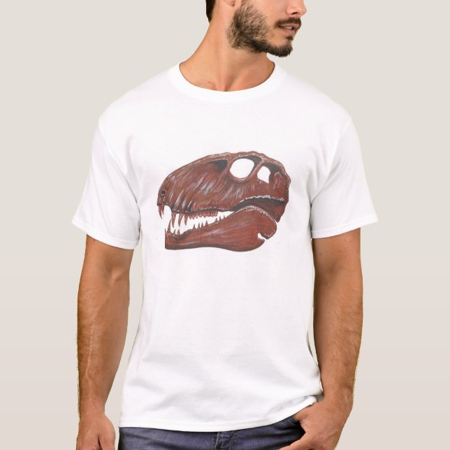 Dimetrodon skalleTshirt T-shirt (Framsida)