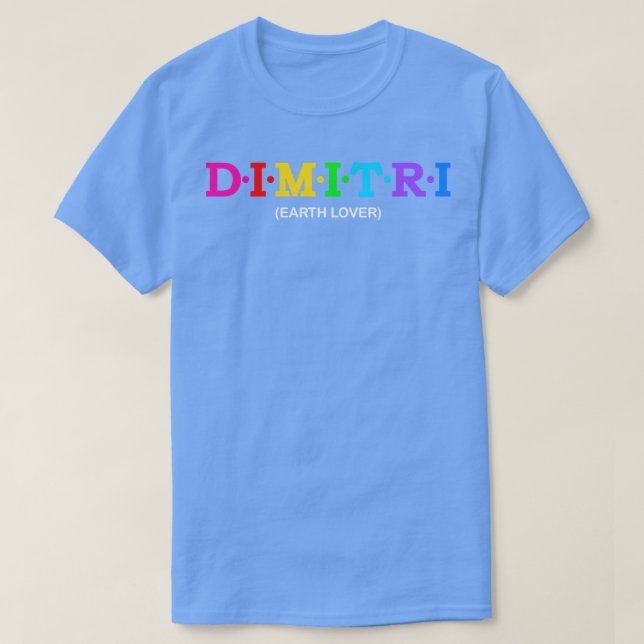 Dimitri Earth Älskare T Shirt (Design framsida)