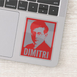Dimitri Shostakovich Pop Art Anpassningsbar cut Vi Klistermärken