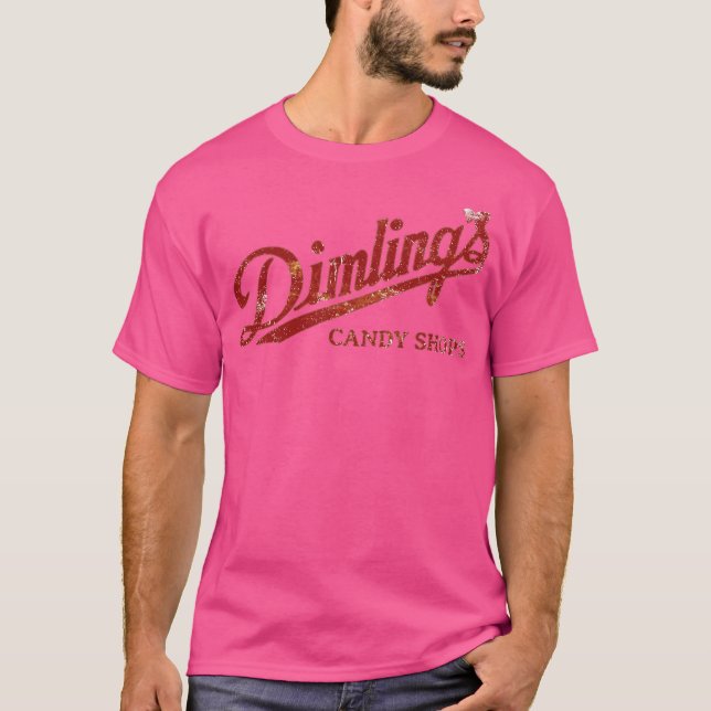 Dimlings godisbutiker t shirt (Framsida)