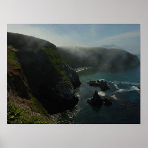 Dimma Anacapa Island vid Channel Islands Poster