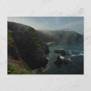 Dimma Anacapa Island vid Channel Islands Vykort