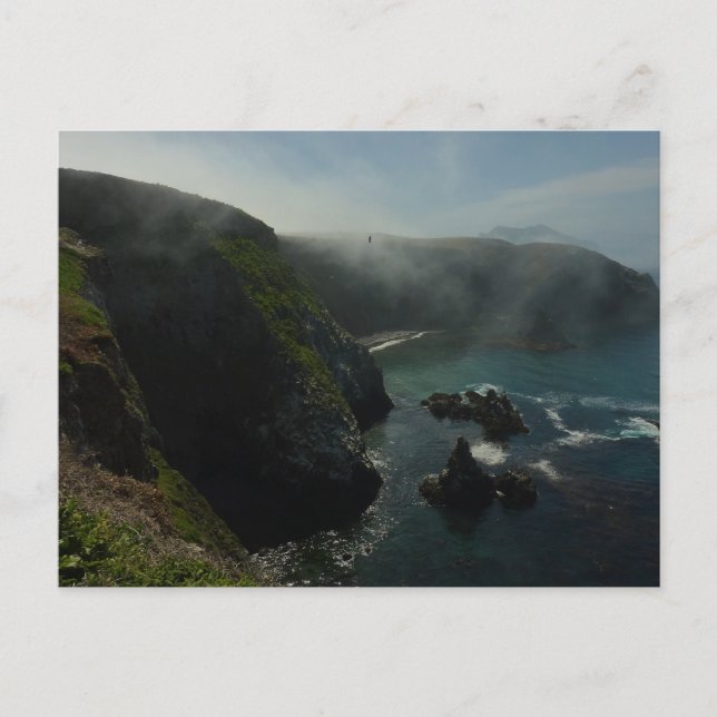 Dimma Anacapa Island vid Channel Islands Vykort (Framsida)