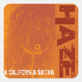 DIMMA CALIFORNIA SATIVA FYRKANTIGT KLISTERMÄRKE