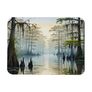 Dimma Congaree nationalpark South Carolina Magnet