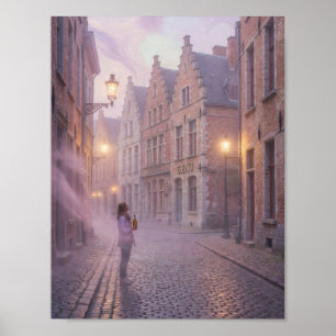 Dimma Ghent Morgondröm Gatuposter Poster