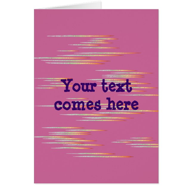 dimma hälsningskort (Framsidan)