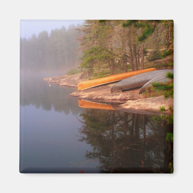 Dimma Kanotcamping, sjön Kawnipi, Magnet (Framsidan)