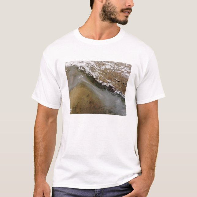 Dimma längs Himalayabergen Tee Shirt (Framsida)