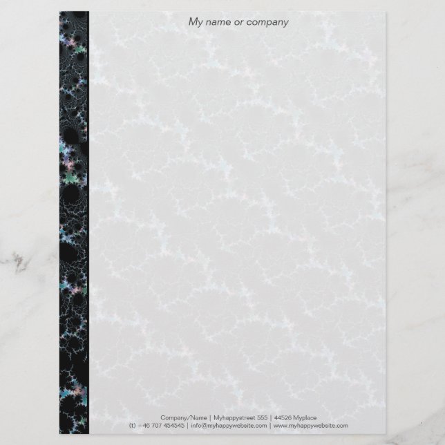 Dimma - Mandelbrot Fractal Brevhuvud (Framsida)