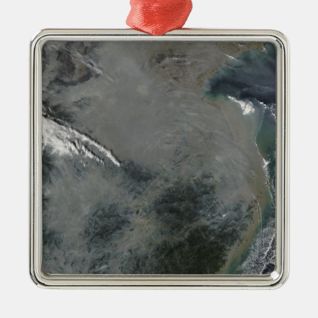 Dimma över östra China Julgransprydnad Metall (Framsidan)