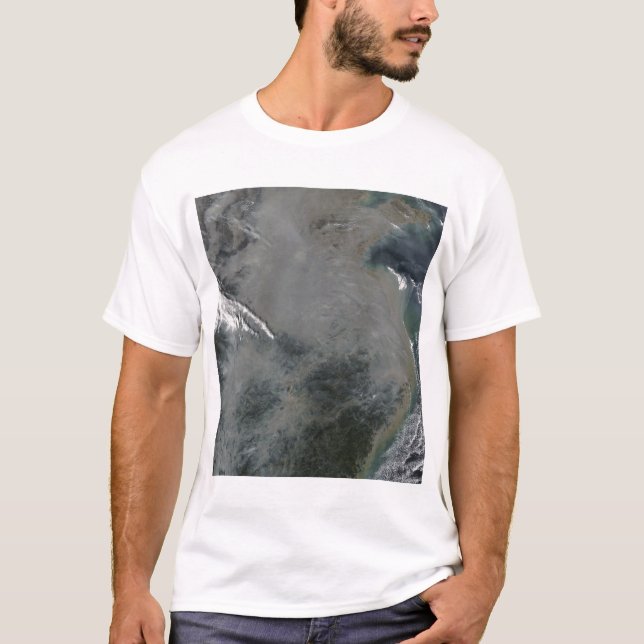 Dimma över östra China T-shirt (Framsida)