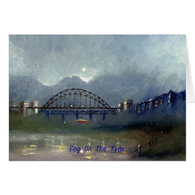 Dimma på det Tyne kortet Hälsningskort (Framsidan Horizontal)