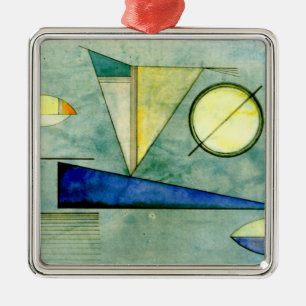 Dimma, populär Kandinsky abstrakt-teckning, Julgransprydnad Metall