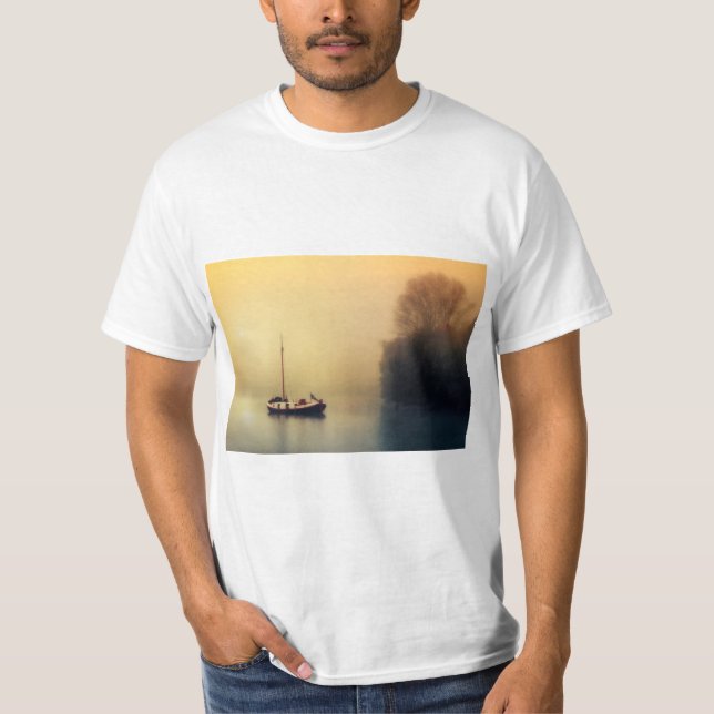 Dimma Segelbåt T Shirt (Framsida)