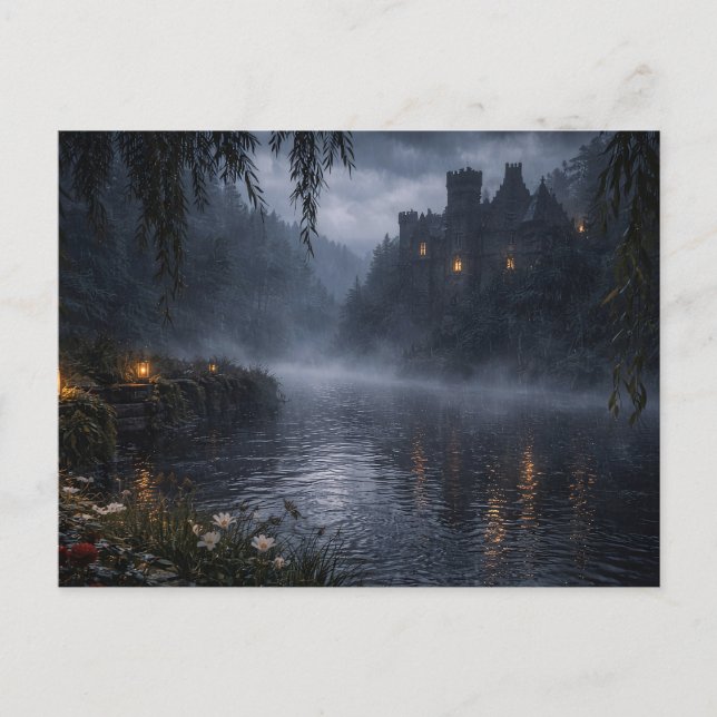 Dimma Slott Sjö vykort (Framsida)