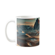 Dimmig Berg Kaffe Mugg