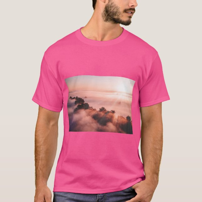 Dimmig Bergsdimning T-shirt (Framsida)