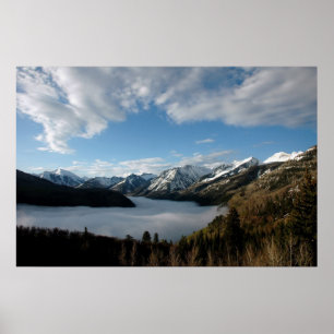 Dimmig dal i de Colorado bergen Poster