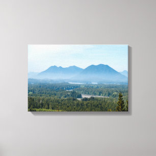 Dimmig dal i Tofino - British Columbia, Kanada Canvastryck