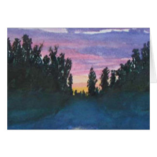 Dimmig morgon för Gunflint slinga OBS Kort