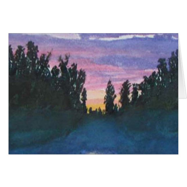 Dimmig morgon för Gunflint slinga OBS Kort (Framsidan Horizontal)