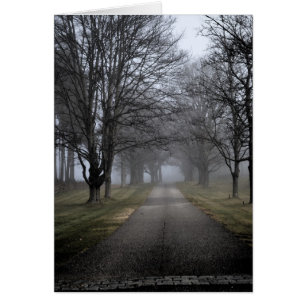Dimmig morgon i Maine Hälsningskort