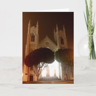 Dimmig natt i den norr stranden, St Francis av Helgkort