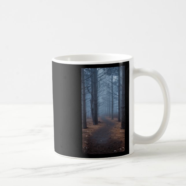 Dimmig naturskogsblandskog natur 1  kaffemugg (Höger)