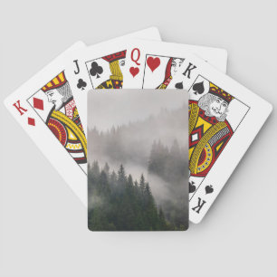 Dimmig skog i bergen casinokort
