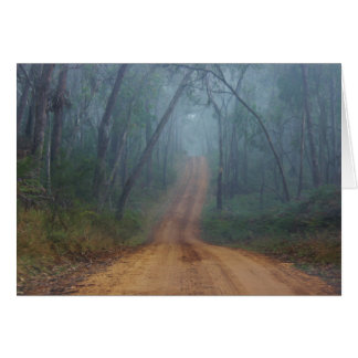 Dimmig slinga hälsningskort