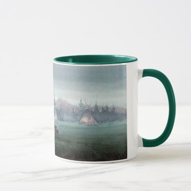 DIMMIG TIPI av SHARON SHARPE Mugg (Höger)