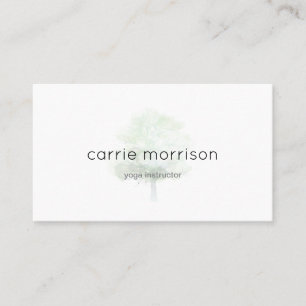 dimmig trädvisitkort visitkort