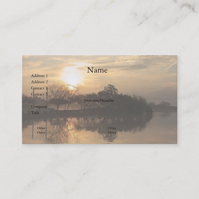 Dimmig visitkort för dag 9 (Framsida)