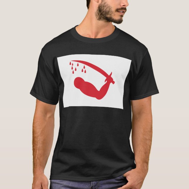 Dimmits Goliad flagga (1824) T Shirt (Framsida)