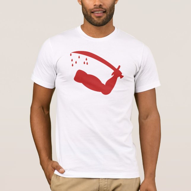 Dimmits skjorta för Goliad flagga Tee Shirt (Framsida)